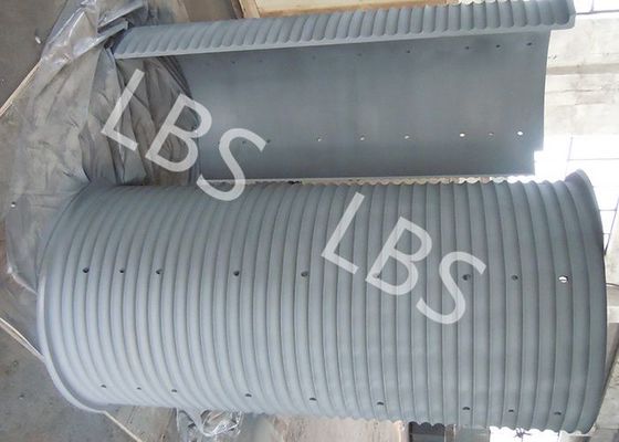 Luva marinha a pouca distância do mar de Lebus dos guinchos do sarilho para o navio da pesquisa científica