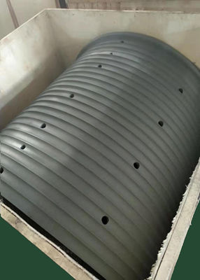 O cilindro aparafusado/da soldadura conexão do guincho sulcou as luvas e os escudos