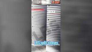 Luvas divididas ranhuradas Precision LBS para aplicações de tambor de guincho